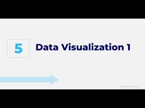 Session 5: Data Visualization — Part 1